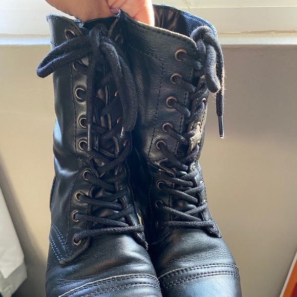 Steve Madden Troopa Boots- Black - Picture 2 of 6